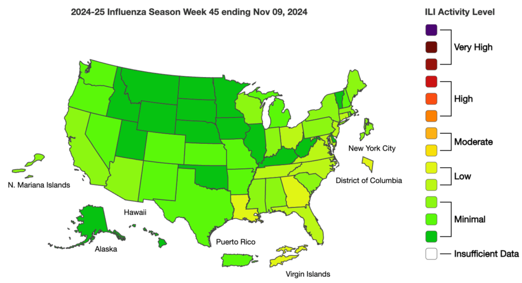Flu Increasing in US and Around the Globe